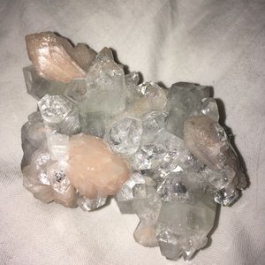Rose & Clear Quartz Cluster